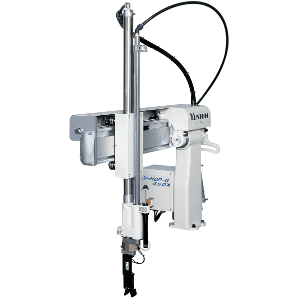 N-HOP: Single-Axis Servo Swing Type Runner Take-out Robots